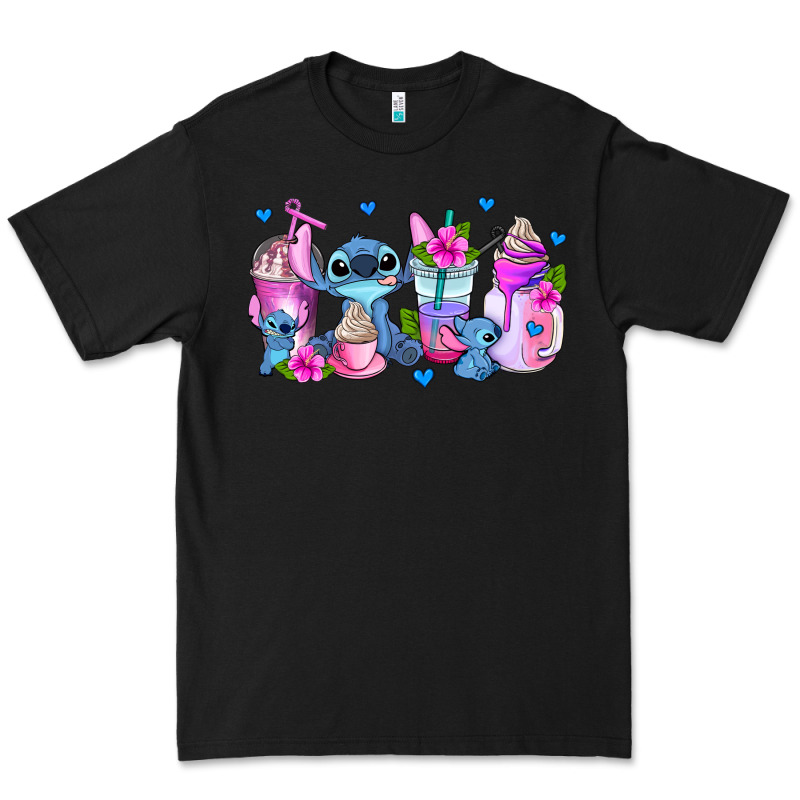 Stitch Coffee Cups Premium Tee by AdoDesignShop | Teevron