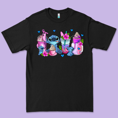 Stitch Coffee Cups Premium Tee Designed By Adodesignshop