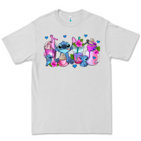 Dove Grey stitch coffee cups Premium Tee - AdoDesignShop