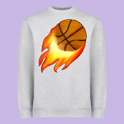 Basketball Heavyweight Sweatshirt Designed By Jahusdesignshop