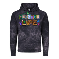 Cloud Black teacher life Vintage Hoodie - AdoDesignShop
