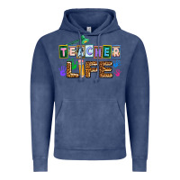 Vintage Denim teacher life Vintage Hoodie - AdoDesignShop