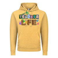 Vintage Mustard teacher life Vintage Hoodie - AdoDesignShop