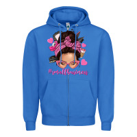 True Royal small business messy bun Zipper Hoodie - NancyCooperArtShop