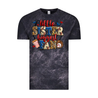 Cloud Black little sister biggest fan baseball Vintage Tee - Jasminsmagicworld
