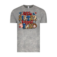 Little Sister Biggest Fan Baseball Vintage Tee | Teevron