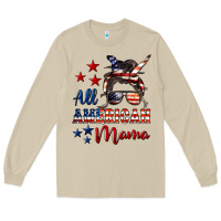 Mushroom All American Mama Long Sleeve Tee - LillyAllenDesigns