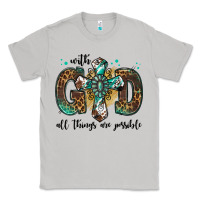 With God All Things Are Possible Gemstone Cross Classic Tee | Teevron