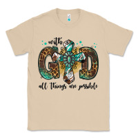Mushroom with god all things are possible gemstone cross Classic Tee - Jasminsmagicworld