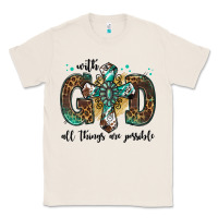 Natural with god all things are possible gemstone cross Classic Tee - Jasminsmagicworld