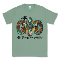 Sage with god all things are possible gemstone cross Classic Tee - Jasminsmagicworld
