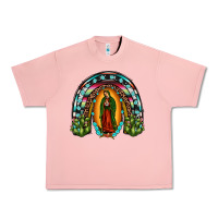 Salmon our lady of guadalupe rainbow Urban Heavy Tee - JahusDesignShop