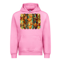 Fuchsia Pink fall brushstroke Urban Hoodie - CowGirlArtShop