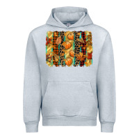 Heather Grey fall brushstroke Urban Hoodie - CowGirlArtShop