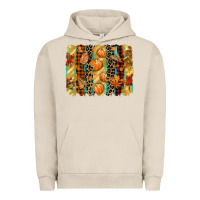 Pigment French Oak fall brushstroke Urban Hoodie - CowGirlArtShop