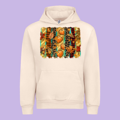 Fall Brushstroke Urban Hoodie Designed By Cowgirlartshop