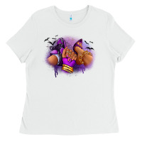 Halloween Sneaker And Heel Afro Woman Ladies Tee | Teevron