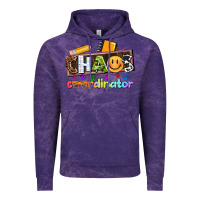 Cloud Purple teacher chaos coordinator Vintage Hoodie - AdoDesignShop