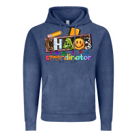 Vintage Denim teacher chaos coordinator Vintage Hoodie - AdoDesignShop
