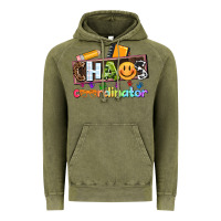 Vintage Olive teacher chaos coordinator Vintage Hoodie - AdoDesignShop