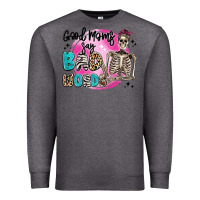 Charcoal Heather good moms say bad words Premium Sweatshirt - Artiststas