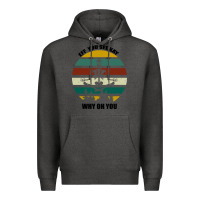 Charcoal Heather Eff You See Kay Why Oh You Premium Hoodie - Bettercallsaul