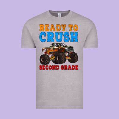 Ready To Crush Second Grade Vintage Tee Designed By Artiststas