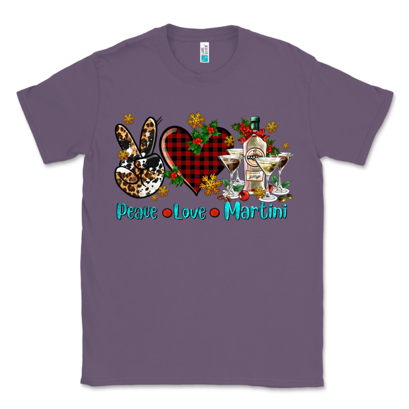 Peace Love Martini Classic Tee by AdoDesignShop | Teevron