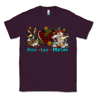 Plum peace love martini Classic Tee - AdoDesignShop