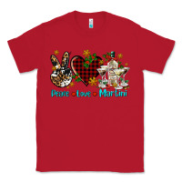 Red peace love martini Classic Tee - AdoDesignShop