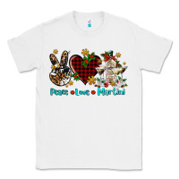 White peace love martini Classic Tee - AdoDesignShop