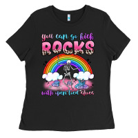 Black you can go kick rocks with open toed shoes Ladies Tee - JahusDesignShop