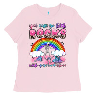 Bubblegum Pink you can go kick rocks with open toed shoes Ladies Tee - JahusDesignShop