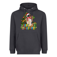 Smoke Merry Christmas Penguin Heavyweight Hoodie - LillyAllenDesigns