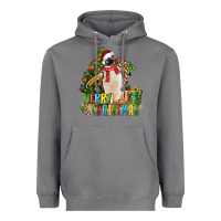 Storm Merry Christmas Penguin Heavyweight Hoodie - LillyAllenDesigns