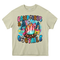 Mossy campfires and coctails Heavy Core Tee - Zillion Design Studio