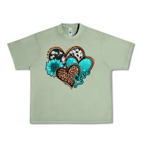 Oil Green love turquoise hearts Urban Heavy Tee - Jasminsmagicworld