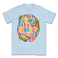 Dusty Blue going to therapy is cool Classic Tee - NancyCooperArtShop