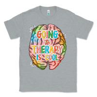 Heather Grey going to therapy is cool Classic Tee - NancyCooperArtShop