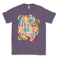 Lavender going to therapy is cool Classic Tee - NancyCooperArtShop