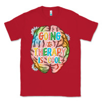 Red going to therapy is cool Classic Tee - NancyCooperArtShop