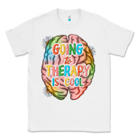 White going to therapy is cool Classic Tee - NancyCooperArtShop