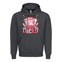 Smoke feeling lucky Zipper Hoodie - MaliasSmallBusiness