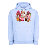 Pigment Grape Ice pink christmas pink tree santa coffe cups Urban Hoodie - CowGirlArtShop