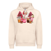 Sandshell pink christmas pink tree santa coffe cups Urban Hoodie - CowGirlArtShop