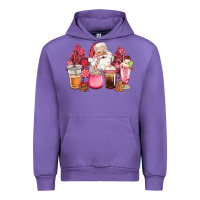 Tulip pink christmas pink tree santa coffe cups Urban Hoodie - CowGirlArtShop