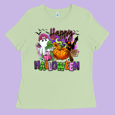 Ladies Tee Happy Halloween