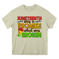 Mossy juneteenth was a promise what was broken Heavy Core Tee - texasbilliewilder