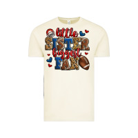 Vintage Arctic little sister biggest fan american football Vintage Tee - Jasminsmagicworld