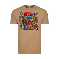 Vintage Coffee little sister biggest fan american football Vintage Tee - Jasminsmagicworld